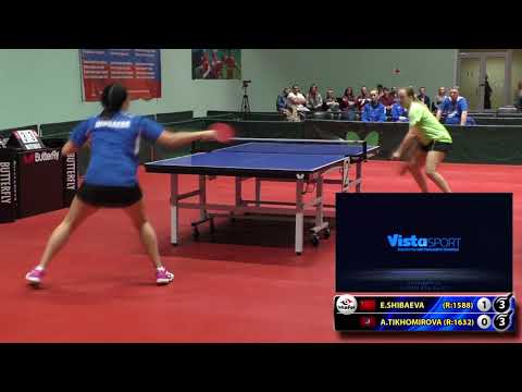1.SHIBAEVA - TIKHOMIROVA #RUSSIAN​ #Championships​ #tabletennis​ #настольныйтеннис