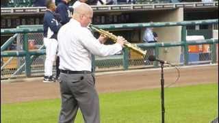 Nick Stone - National Anthem at Tigers 9/2012