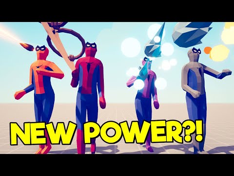 Spiderman New Power vs 10x Tabs Units - Totally Accurate Battle Simulator