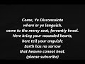 COME YE DISCONSOLATE Hymn Text Lyrics Words Sing along song Music Methodist
