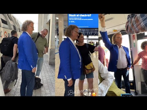 André Rieu Head Toward Home After Successful Concert In Malta