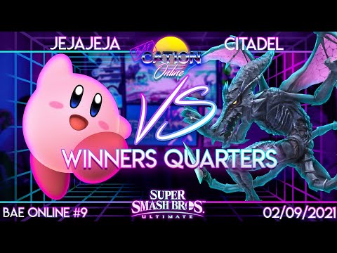 Baecation Online #9 - SSBU Singles - Jejajeja (Kirby) vs. NPT | Citadel (Ridley) - Winners Quarters