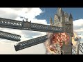 London Tower Bridge Is Falling Down Falling Down In Demolition 3D