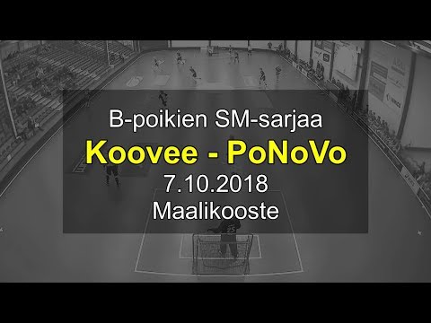 B-pojat SM-sarja 2018 / Koovee - PoNoVo / Maalikooste
