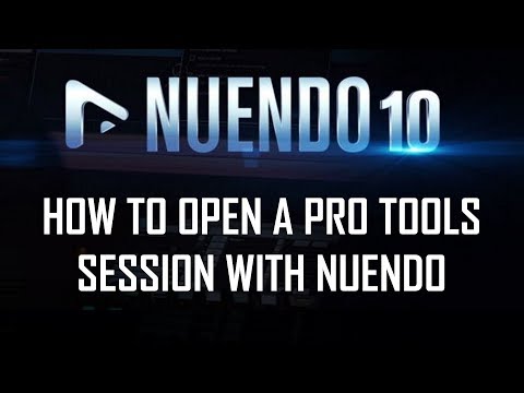How to Open a Pro Tools Session With Nuendo 10 with AAF Files & Best Stock Plugins