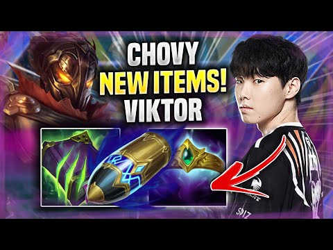 CHOVY TRIES VIKTOR WITH NEW ITEMS! - GEN Chovy Plays Viktor MID vs Zoe!