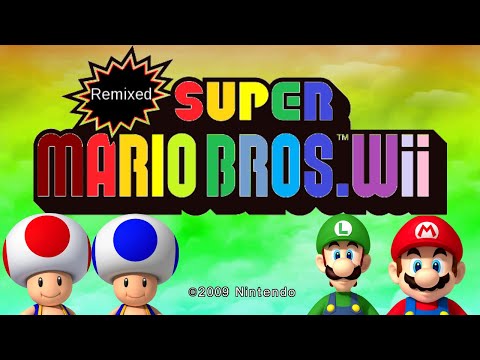 REMIXED Super Mario Bros.Wii FULL GAME 100%