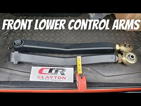Install of Front Lower Control Arms on Jeep Wrangler JL