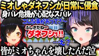 スバルミオしゃがダネフシッ‼に侵食されてしまい不安に【大空スバル/ホロライブ切り抜き】