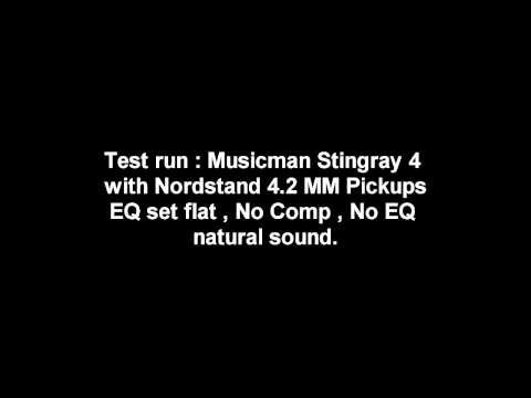 Musicman Stingray 4 with Nordstand 4.2 MM Pu