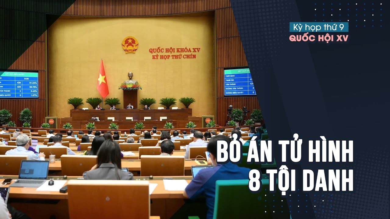 Quốc hội "chốt" bỏ án tử hình với tội tham ô, nhận hối lộ, sản xuất thuốc giả