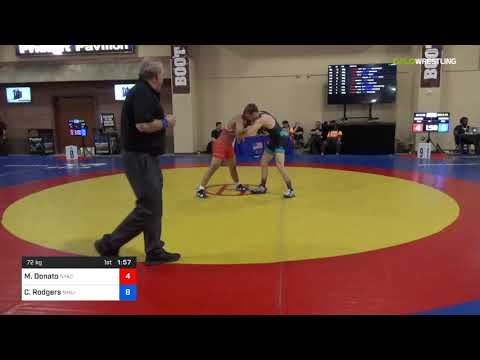 2018 Marine Corps US Open/Senior Men's Greco-Roman 72 Con 16 #2 - Michael Donato (NYAC) Vs. Christ
