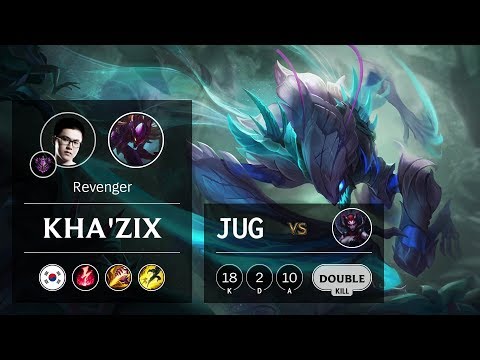 Kha'Zix Jungle vs Elise - KR Master Patch 9.6