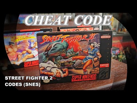 Street Fighter 2 CHEAT CODES | SNES | What else do they work on ??