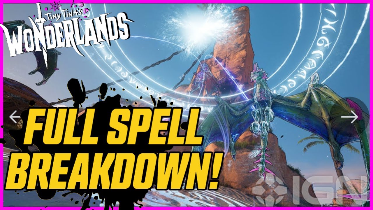 Watch video NEW SPELL SYSTEM IN-DEPTH! Spell Manufacturers & More! // Tiny Tina Wonderlands Now NEW SPELL SYSTEM IN-DEPTH! Spell Manufacturers & More! // Tiny Tina Wonderlands