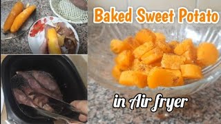 Baked Sweet Potato |Air Fryer Sweet Potato |Sweet Potato |Sweet Potato Without Water #airfryerrecipe