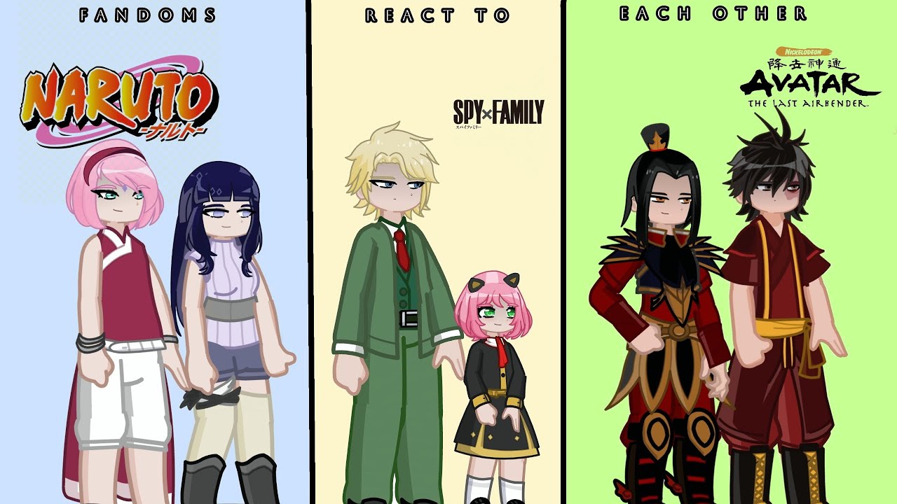 Fandoms react to each other|2/6|Sakura Haruno|watch on 2x 