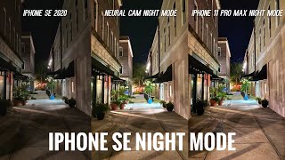 Night Mode on Apple iPhone SE (2020) vs Apple iPhone 11 Pro Max Camera Test!