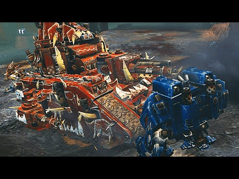 DREADNOUGHTS vs ORKS' MEGA TANK | WARHAMMER 40000
