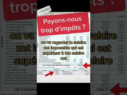 Calcul de l’impôt sur le revenu et salaire net imposable vs salaire net #fiscalité #ir2023