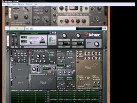 Pulveriser Audio Modulations: AM & FM in Reason 6