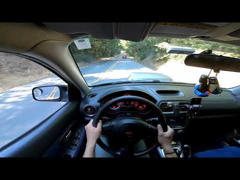 2005 Subaru WRX STi | Canyon Drive POV | Boxer rumble exhaust sounds!!