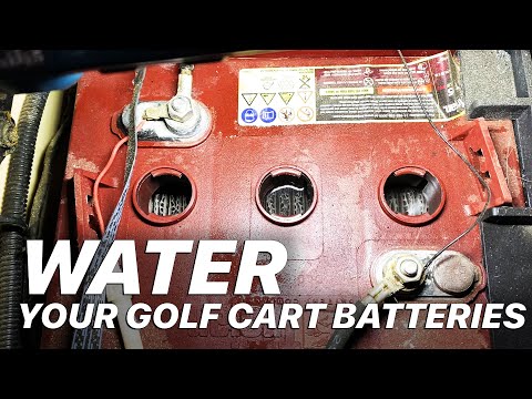 Almost Ruined My Golf Cart | How To Water Your Golf Cart Batteries