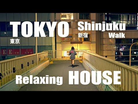新宿 / Night walk in Shinjuku, Tokyo, 4hrs 77 Relaxing House Sound ( September 21, 2024 )