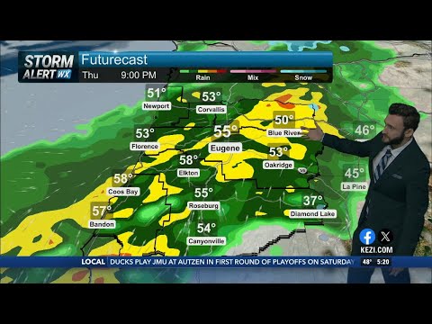 Wet and Windy day for Thursday, High Flood Risk