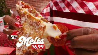 Pizza Hut who is the woman in Melts are all mine (yours) for $6.99