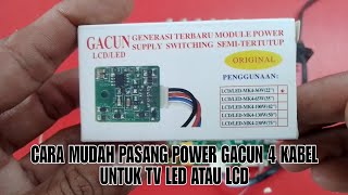 Download lagu Cara pasang gacun di Tv LED atau Tv LCD mp3