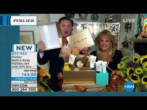 Perlier Honey Lavender and Sandalwood 4Piece Holiday Set