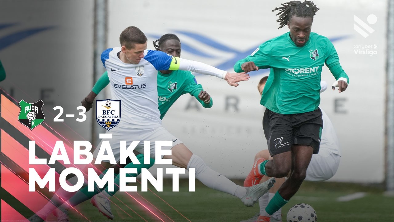 FK Auda vs B Daugavpils Highlights
