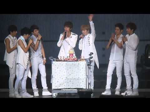[HD] [FANCAM] 130831 INFINITE YeolJong Candle Blowing   #OGSINA