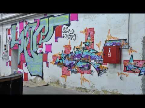 Graff a street jam Pilsen city