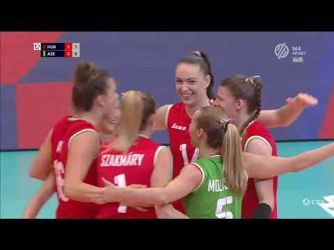 MAGYARORSZÁG   AZERBAJDZSÁN  NŐI RÖPLABDA EURÓPA BAJNOKSÁG 2019 BUDAPEST  3 FORDULÓ