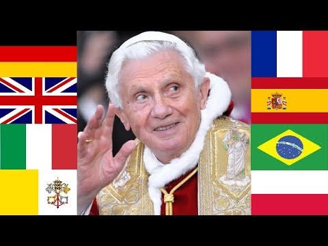 Pope Benedict XVI Speaking 8 Languages