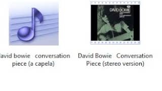 BOWIE CONVERSATION PIECE 2018