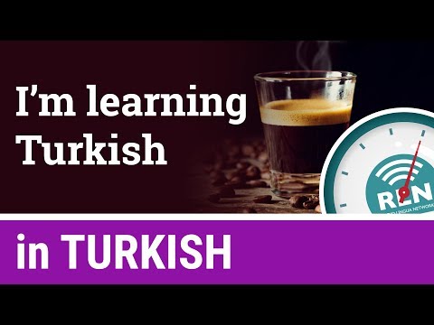 How to say that you're learning Turkish - One Minute Turkish Lesson 5
