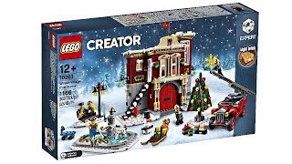 LEGO Winter Village 2018 Fire Station revealed! by just2good