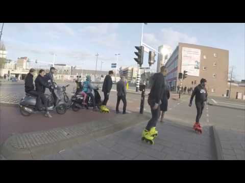 Freeskate in Eindhoven City by Freeskate.Brothers / Powerslide Mega Cruise 125 mm