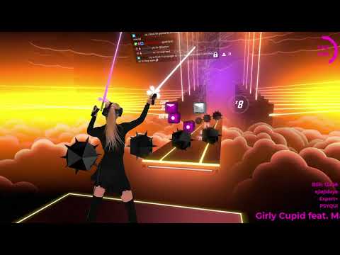 Girly Cupid - PSYQUI feat. Marpril |Beat Saber Expert+ | Mixed Reality | Twitch