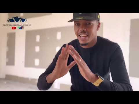 Cómo darle acábado a una pared de paneles de yeso, técnica eficiente  🔴🤯 video  6