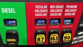 ALASKA GAS PRICES - Anchorage Fred Meyer - January 23rd 2021