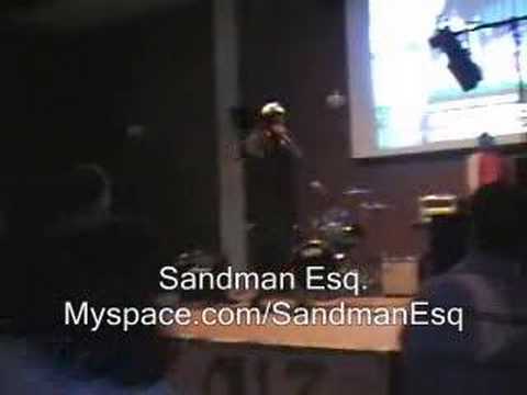 Sandman Esq performing 