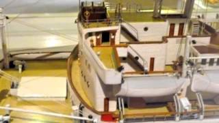 RMS Sylvania Cunard Line Ship Model at Merseyside Maritime Musuem Liverpool