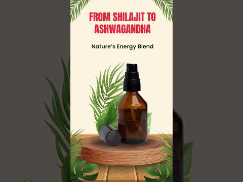 Daily wellness juice enriched with shilajit, ashwagandha, sa...