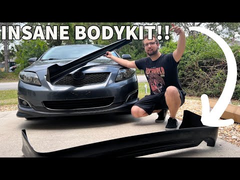 Installing BODYKIT On My COROLLA!!