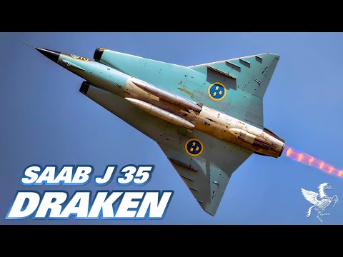 SAAB J 35 Draken "The Kite/Dragon" | Swedish Supersonic Fighter Interceptor With A Futuristic Design