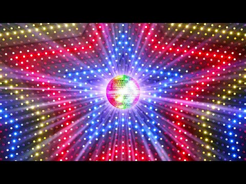 Mirror Ball Disco Lights Club Dance Party Glitter Background | 6 Hours 4K Ultra HD Seamless Loop